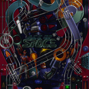 Ace Of Space / Slam Tilt (21st Century, 1996) Playfield