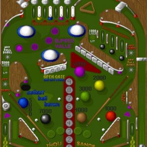Snooker Champ / Silverball (Epic, Digital Extremes, 1993) Playfield
