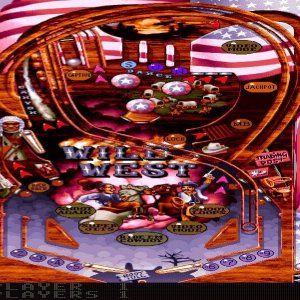 Wild West / Ultimate Pinball (GT, 1996) Playfield
