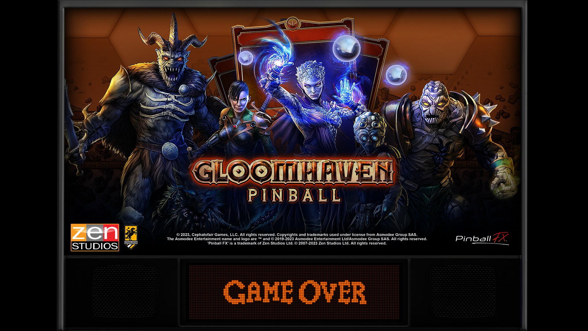Gloomhaven™ Pinball (Zen, 2023) Table_179