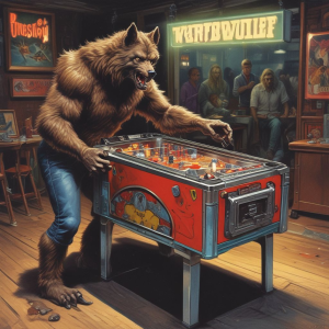 Wolf Man Pinball Ai Generated art.png