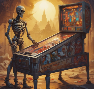 Strange Skeleton playing pinball.png