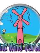 Pink Wind Turbine