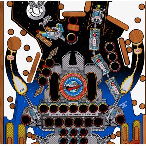 Space Shuttle (Williams, 1984)(ELC) Playfield