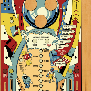 Pinball (Stern, 1977) Playfield