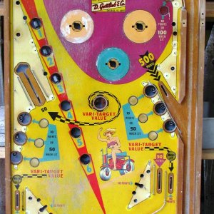 Mini Cycle (Gottlieb, 1970) Playfield