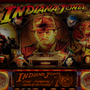 Indiana Jones The Pinball Adventure (Williams, 1993) Backglass FX Table_133