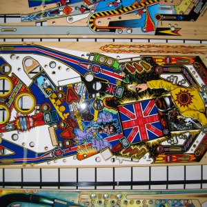Tommy (Data East, 1994) Playfield Bare