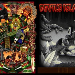 Devil's Island Pinball (Wildfire, 1999) Playfield
