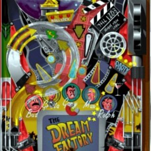 Dream Factory / Absolute Pinball (21st Century, 1996) Playfield