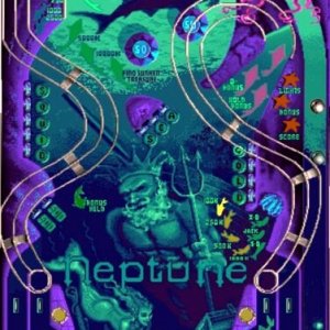 Neptune / Pinball Dreams II (21st Century, 1994) Playfield