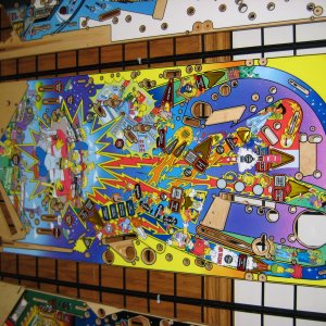 The Simpsons Pinball Party (Stern, 2003) Playfield Bare