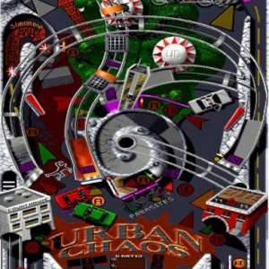 Urban Chaos / Extreme Pinball (EA / Epic, 1995) Playfield