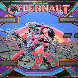 Cybernaut (Bally Midway, 1985) Backglass