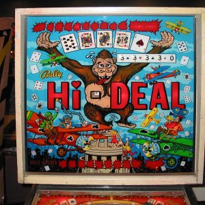 Hi-Deal (Bally, 1975) Backglass