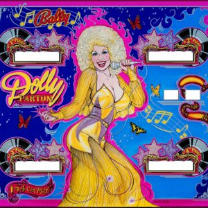 Dolly Parton (Bally, 1979) Backglass