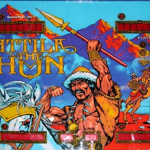 Attila the Hun (Game Plan, 1984) Backglass