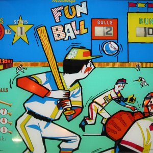 Fun Ball (Midway, 1966) Backglass
