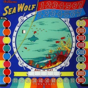 Sea Wolf (Williams, 1959) Backglass