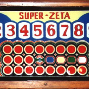Super-Zeta (Stoner, 1938) Backglass