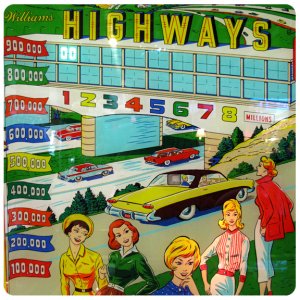 Highways (Williams, 1961) Backglass