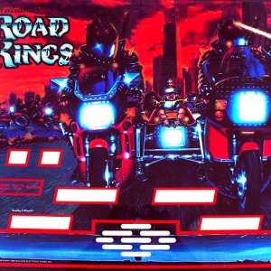 Road Kings (Williams, 1986) Backglass
