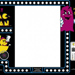 Baby Pac-Man (Bally, 1982) (CPR) Backglass