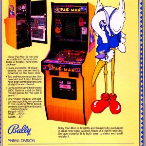 Baby Pac-Man (Bally, 1982) Flyer