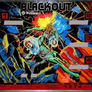 Blackout (Williams, 1980) Backglass