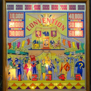 Convention (D. Gottlieb & Co., 1940) Backglass