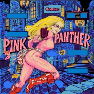 Pink Panther (Gottlieb, 1981) (MOP) Backglass