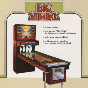 Big Strike (Williams, 1983) Flyer p1