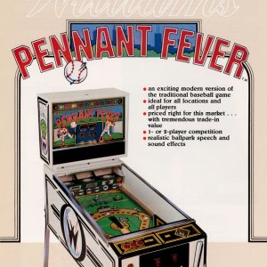 Pennant Fever (Williams, 1984) Flyer p1