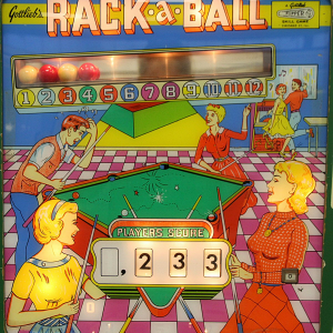 Rack-A-Ball (Gottlieb, 1962) (Lit) (JPR)