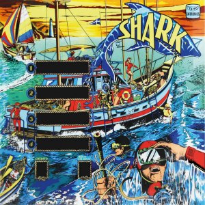 Shark (Taito d'oh! Brasil, 1982) (Tio Italo) Backglass