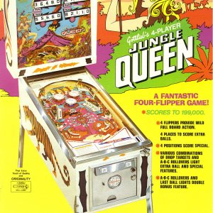 Jungle Queen (Gottlieb, 1977) Flyer