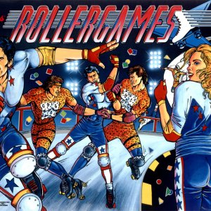 Rollergames (Williams, 1990) (CPR) Backglass