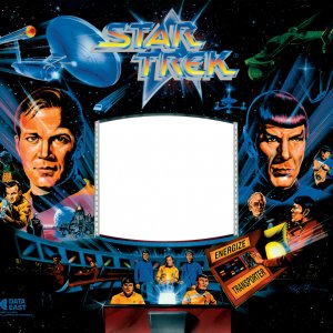 Star Trek (Data East, 1991) (CPR) Backglass