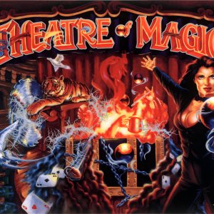 Theatre of Magic (Midway, 1995) (CPR) Backglass