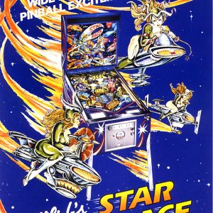 Star Race (Gottlieb, 1980) Flyer (Front)