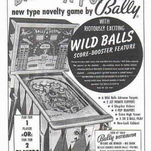 Balls-A-Poppin (Bally, 1956) Flyer