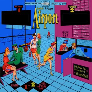 Airport (Gottlieb, 1969) (JPR) Backglass