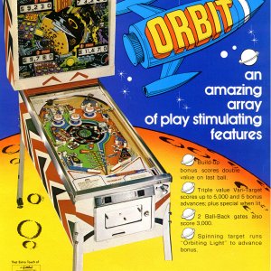Orbit (Gottlieb, 1971) Flyer