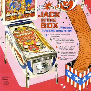 Jack In The Box (Gottlieb, 1973) Flyer