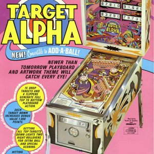 Target Alpha (Gottlieb, 1976) Flyer