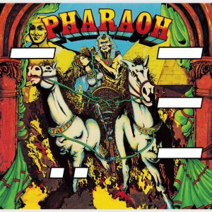 Pharaoh (Williams, 1981) (PBC) Backglass