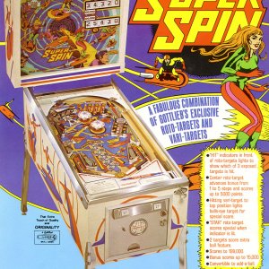 Super Spin (Gottlieb, 1977) Flyer