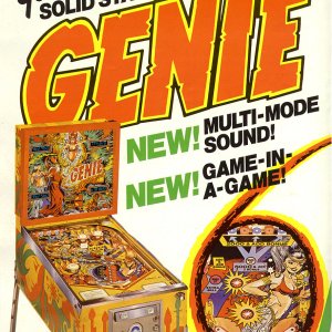 Genie (Gottlieb, 1979) Flyer p2