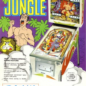 Jungle (Gottlieb, 1972) Flyer