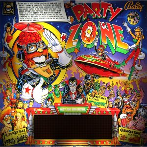 Party Zone, The (Midway, 1991) (M!chelZSF) Backglass